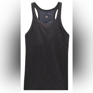 PrAna Women’s 1X Becksa Tank Top Black Heather Racerback Plus Yoga Gym New Curvy